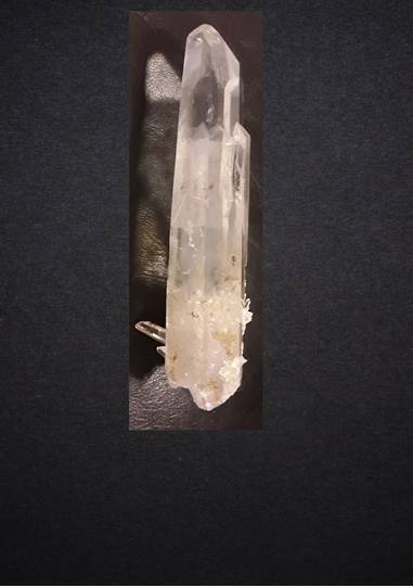 Lemurian Quartz cluster with Angel Wing Phantom Self Healed Record Keeper (lc6394 image 0